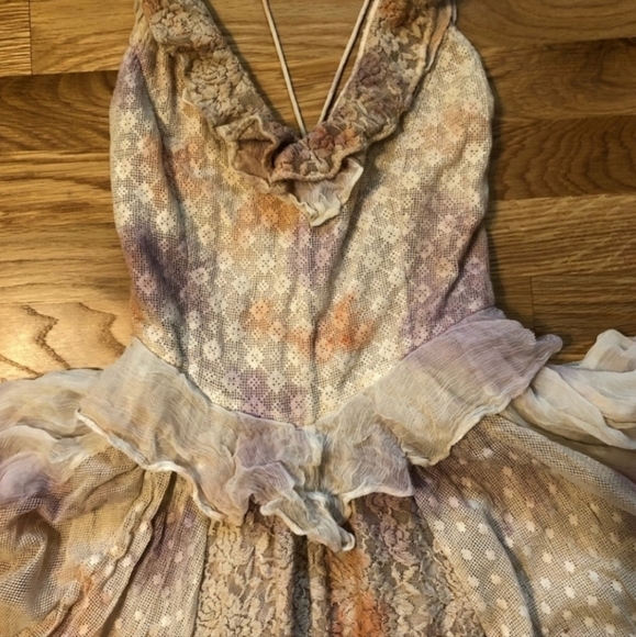 Free People Washed Ashore Maxi Dress Sz S - Picture 4 of 9